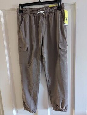 all in motion Taupe Boy's Cargo Jogger Pants